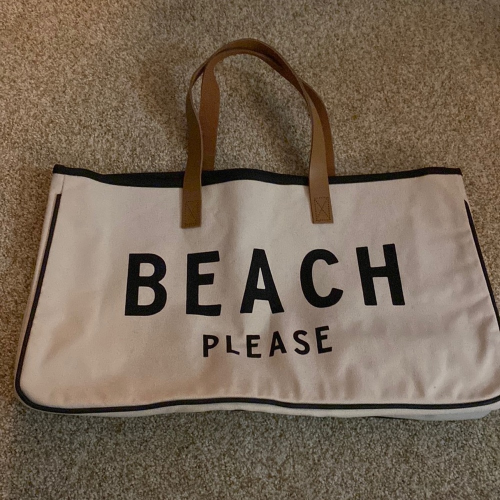 Beach please tote